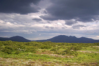 Landschaft dunkle Woken